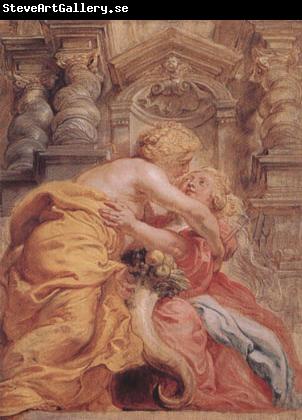 Peter Paul Rubens Peace and Plenty Embracing (mk01)